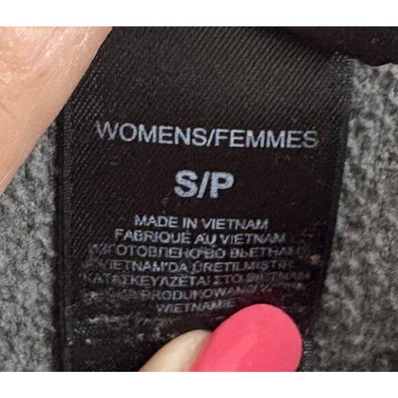 The North Face women's Small Polartec Classic Fleece Gray Quarter Zip Pullover - Picture 3 of 6